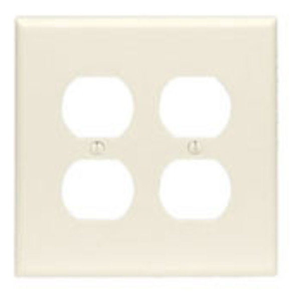 Leviton Wallplates La Wp 2G 2Dup Midway Size 80516-T